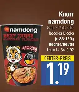 Edeka Knorr namdong snack pots Angebot