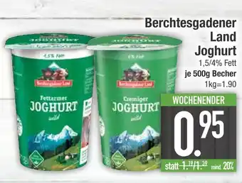 Edeka Berchtesgadener land fettarmer joghurt Angebot