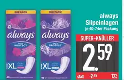 Edeka Always always slipeinlagen Angebot
