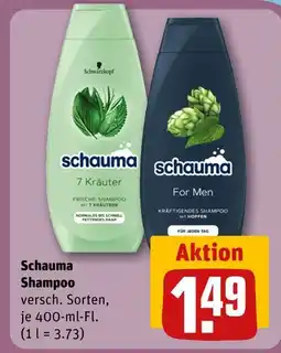 REWE Schwarzkopf schauma 7 kräuter frische-shampoo Angebot