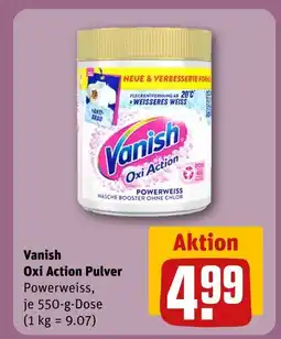 REWE Vanish oxi action pulver powerweiss Angebot