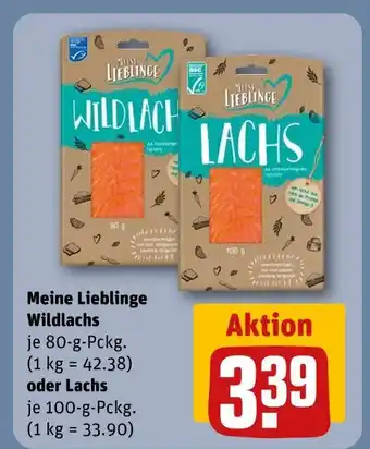 REWE Meine lieblinge wildlachs Angebot