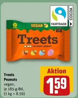 REWE Treets peanuts Angebot