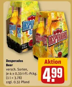 REWE Desperados beer Angebot