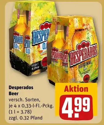 REWE Desperados beer Angebot