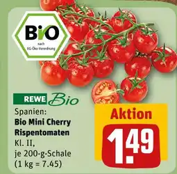 REWE Rewe bio bio mini cherry rispentomaten Angebot