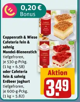 REWE Coppenrath & wiese cafeteria fein & sahnig mandel-bienenstich Angebot