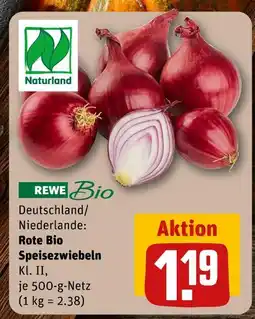 REWE Rewe bio rote bio speisezwiebeln Angebot