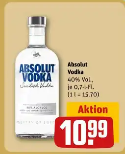 REWE Absolut vodka Angebot