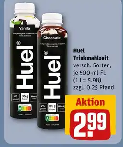 REWE Huel vanilla trinkmahlzeit Angebot