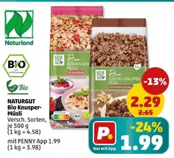 PENNY Naturgut bio beeren-knusper-müsli Angebot