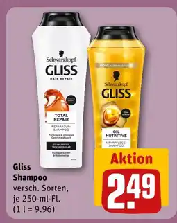 REWE Schwarzkopf gliss total repair reparatur-shampoo Angebot