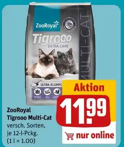 REWE Zooroyal tigrooo multi-cat Angebot
