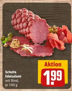 REWE Schulte edelsalami mit rind Angebot
