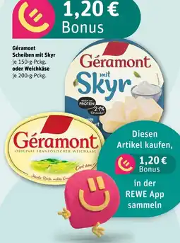REWE Géramont scheiben mit skyr oder weichkäse Angebot