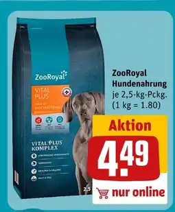 REWE Zooroyal hundenahrung vital plus komplex Angebot