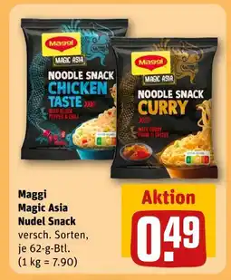 REWE Maggi magic asia noodle snack chicken taste Angebot