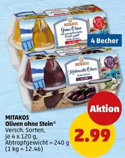 PENNY Mitakos grüne oliven ohne stein Angebot