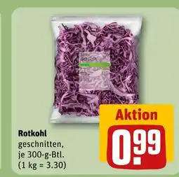 REWE Rotkohl geschnitten Angebot