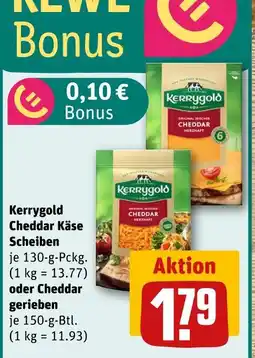 REWE Kerrygold cheddar käse scheiben Angebot