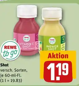 REWE Rewe to go vitamin c shot Angebot