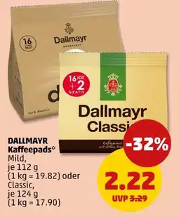 PENNY Dallmayr kaffeepads mild Angebot