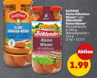 PENNY Gutfried oder böklunder kleine hähnchen- wiener oder kleine wiener Angebot