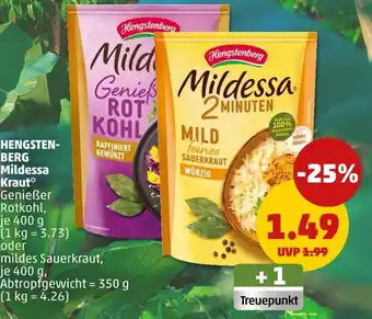 PENNY Hengstenberg mildessa genießer rotkohl Angebot