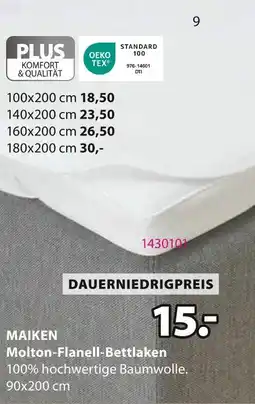 Jysk Molton-flanell-bettlaken Angebot
