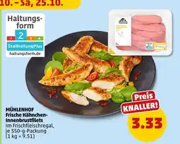 PENNY Mühlenhof frische hähnchen-innenbrustfilets Angebot