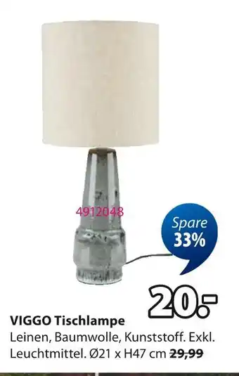 Jysk Viggo tischlampe Angebot