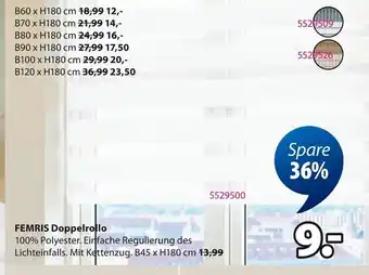 Jysk Femris doppelrollo Angebot