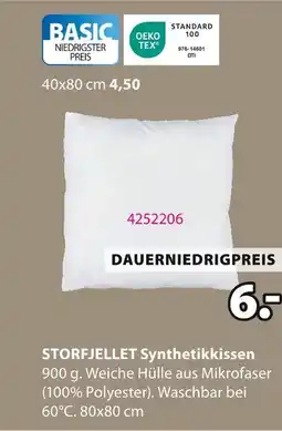 Jysk Storfjellet synthetikkissen Angebot