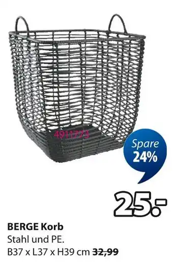 Jysk Berge korb Angebot