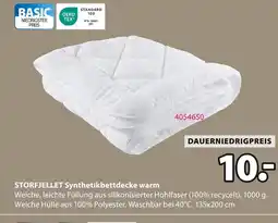 Jysk Storfjellet synthetikbettdecke warm Angebot
