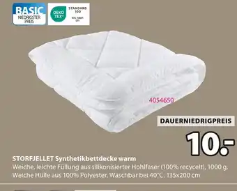 Jysk Storfjellet synthetikbettdecke warm Angebot