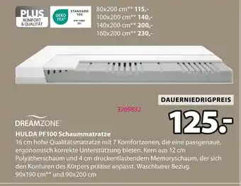 Jysk Dreamzone hulda pf100 schaummatratze Angebot