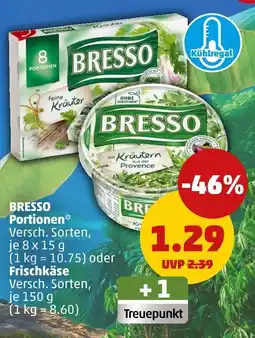 PENNY Bresso portionen oder frischkäse Angebot