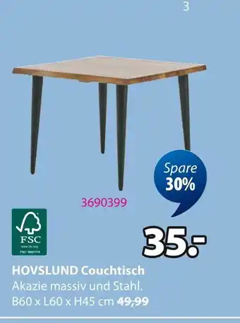 Jysk Hovslund couchtisch Angebot