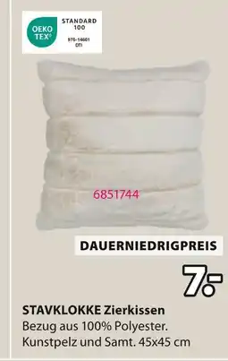 Jysk Stavklokke zierkissen Angebot