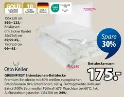 Jysk Greenfirst entendaunen-bettdecke Angebot