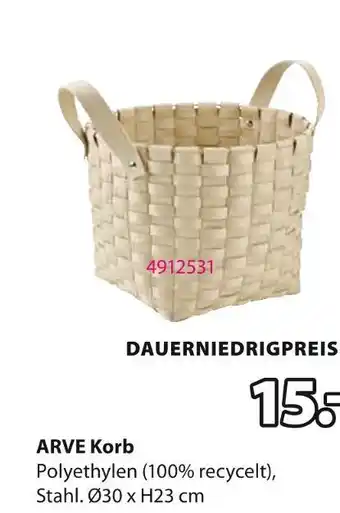 Jysk Arve korb Angebot