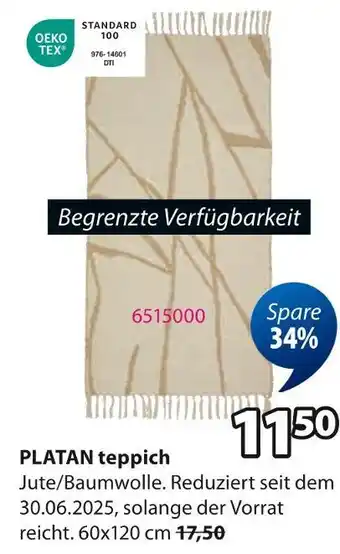 Jysk Platan teppich Angebot