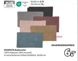 Jysk Fagersta badematte 50x80 cm Angebot