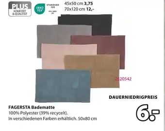 Jysk Fagersta badematte 50x80 cm Angebot