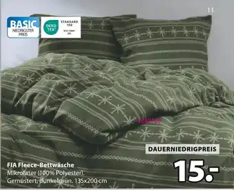 Jysk Fia fleece-bettwäsche Angebot