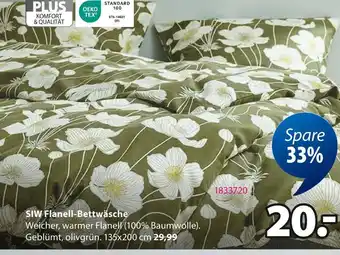 Jysk Siw flanell-bettwäsche Angebot