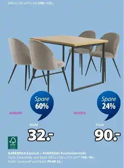 Jysk Aabenraa esstisch Angebot