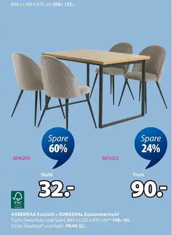 Jysk Aabenraa esstisch Angebot