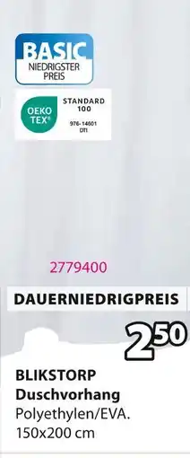 Jysk Blikstorp duschvorhang Angebot